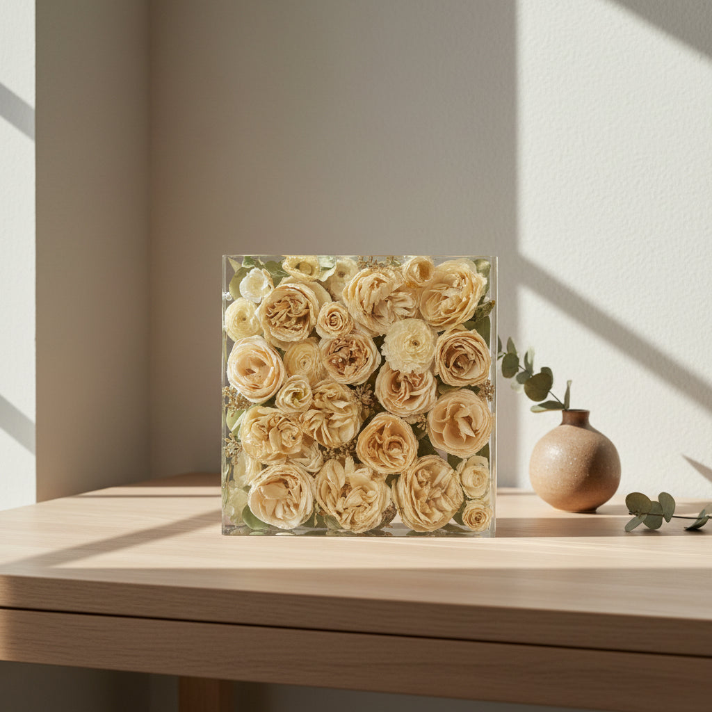 Resin Flower Preservation Block