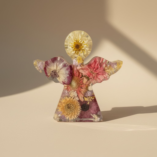 Resin Flower Preservation Angel 6" or 9"