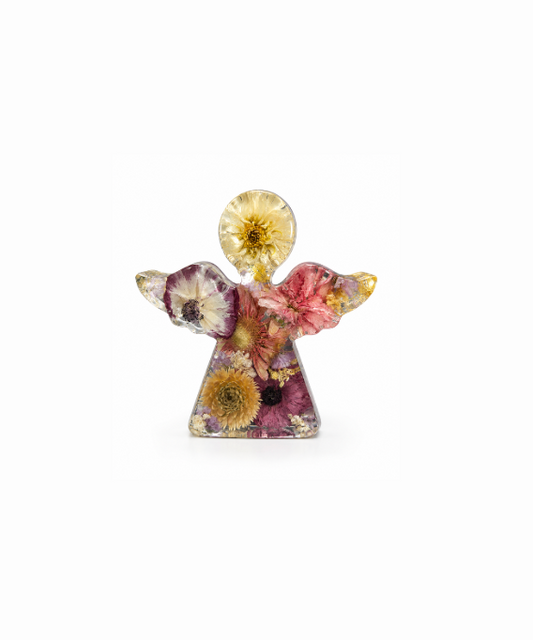Resin Flower Preservation Angel