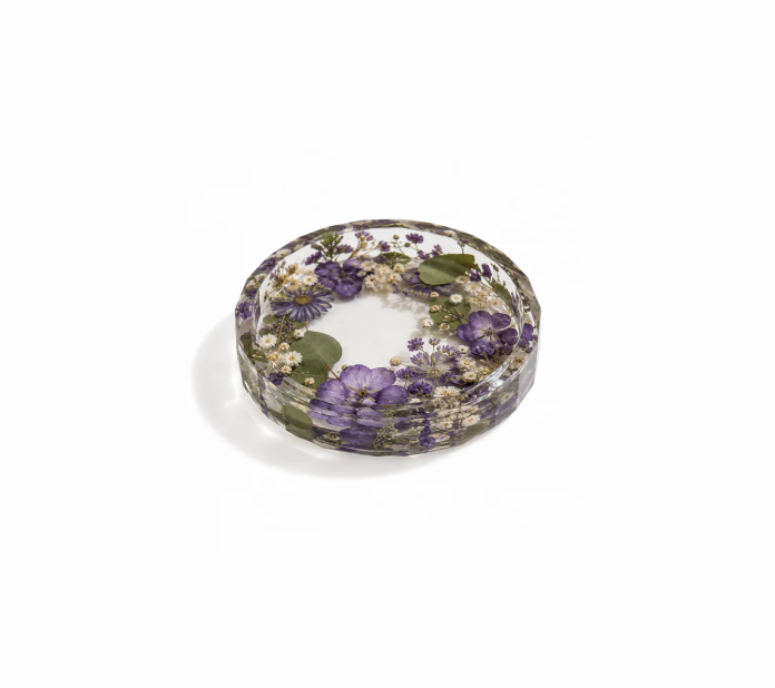 Resin Flower Preservation Ring Dish