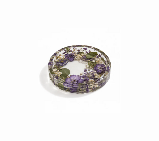 Resin Flower Preservation Ring Dish